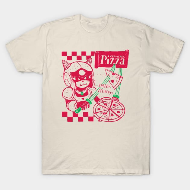 cerviche's pizza T-Shirt by Louisros